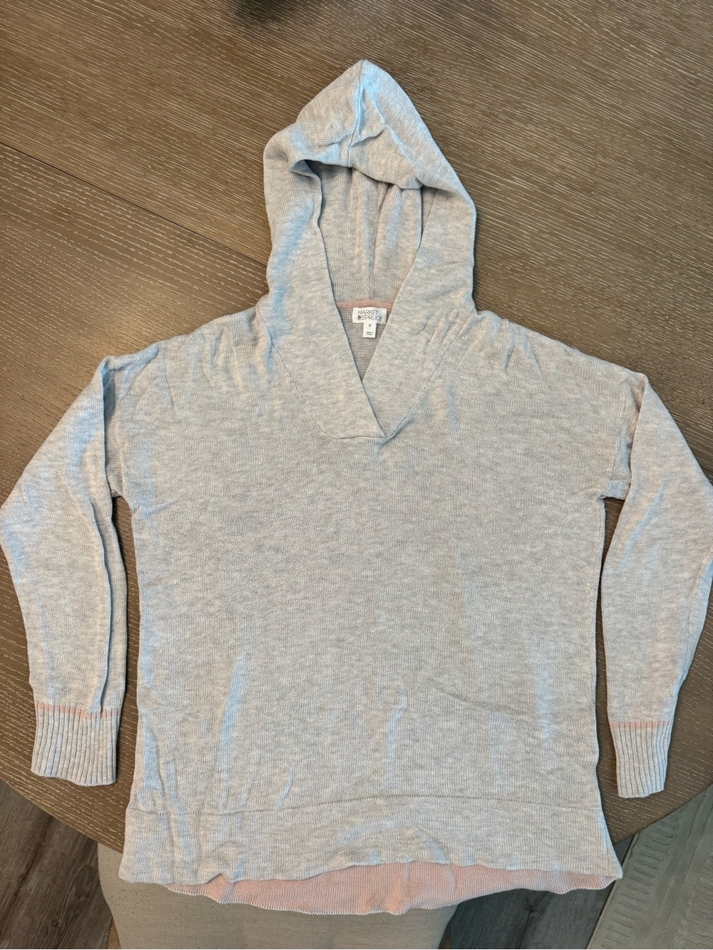 Light Gray Women’s Hooded Sweater